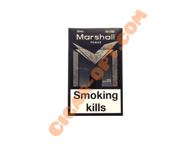 Сигареты Marshall Slims Black (Маршал Слим Черный)