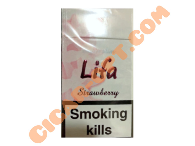 Сигареты Lifa Strawberry Super Slims DF (Лифа Супер Слимс Клубника)